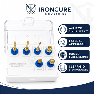 Kit de 6 Piezas para Elevación de Senos con Abordaje Lateral Dental, con Estuche de Almacenamiento con Tapa Transparente - Product Image 1