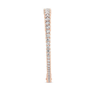 จิม่ามีสไตล์น่ารัก10K/14K/18K สร้อยข้อมือสีขาวชุบทอง cecily ทรงกลมสำหรับผู้หญิงได้รับการรับรองจากห้องปฏิบัติการ - Product Image 4