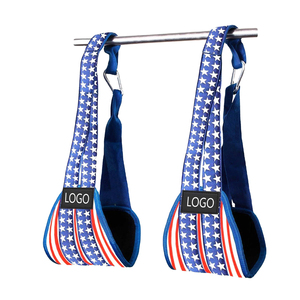 High Quality Adjustable Customizable Cotton <b>AB</b> Straps Heavy Duty Eco-Friendly Chin-up Fitness Equipment Accessory Home Gym Use - Product Image 6