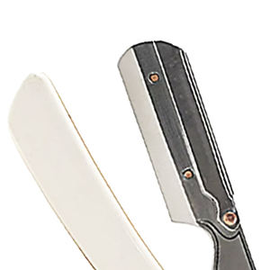 Navaja de Afeitar Manual Plegable de Acero Inoxidable Estilo Clásico, Económica, para Hombre, Afeitadora de Barba y Rostro con Una Sola Cuchilla - Product Image 2