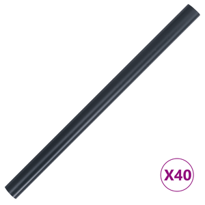 2 unidades de mamparas de privacidad para jardín de PVC gris oscuro de 114.83 x 0.62 pies, para cercas, enrejados y puertas - Product Image 3