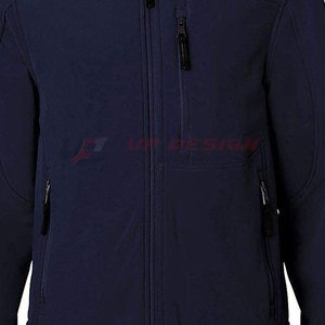 Veste Softshell d'hiver pour hommes 100 % polyester, col montant, respirante, écologique, pour usage extérieur, vente en ligne en gros - Product Image 5