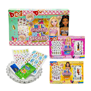 Autocollants pour ongles personnalisés en gros avec bonbons effervescents et tatouages temporaires, <span class=keywords><strong>friandises</strong></span> en vrac pour enfants OEM/ODM - Product Image 4