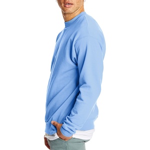 Venta caliente de los hombres de talla grande sudaderas 100% algodón mejor calidad transpirable ropa de calle Color sólido para la temporada de invierno - Product Image 4