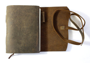 Meilleur carnet en cuir véritable personnalisé, fait main, pour l'école et le travail, avec stylo thermos de luxe, cadeaux d'affaires - Product Image 3