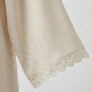Abaya musulmane élégante et modeste pour femme, design personnalisé, respirante, luxueuse, avec nœud avant, robe islamique élégante, couleur personnalisable - Product Image 5