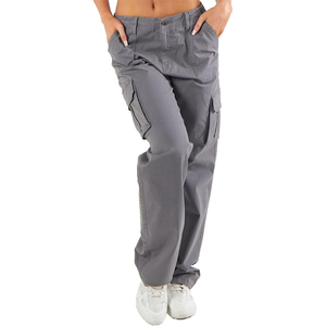 Pantalon cargo d'hiver tendance pour femmes, coupe classique, toile confortable, multi-poches, style utilitaire, écologique, décontracté, séchage rapide, coupe-vent - Product Image 1