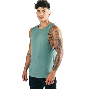 Nouveauté : Débardeur décontracté tricoté sur mesure pour homme, service OEM, haute qualité, 100 % coton respirant, prix bas - Product Image 2