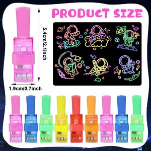 36 Luci LED Spaziali per Dita, Si Illuminano al Buio, per Feste a Tema Astronauta, Illuminazione per Feste Spaziali - Product Image 1