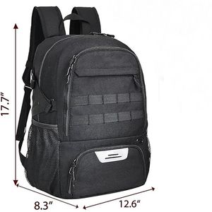 Sac à dos de football avec compartiment pour chaussures et ballon, grande capacité, sangle réglable, entraînement sportif - Product Image 3