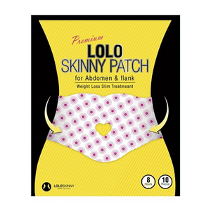 LOLOSKINNY Patch Ventre Édition Noire en Gel – Traitement Minceur pour Tous Types de Peau - Product Image 1