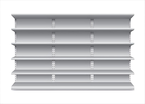 Étagère de présentation en métal sur mesure pour supermarchés, gondole légère, étagères réglables pour magasins de détail et supérettes - Product Image 4