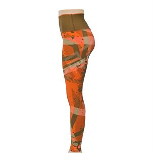 Vente en gros de leggings de yoga taille élastique solides personnalisables pantalons de sport d'entraînement taille haute respirant anti-bactérien anti-transpiration - Product Image 5
