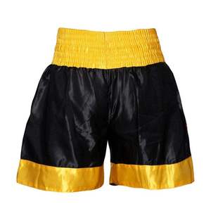 Solid Color Mens MMA Boxer Training Shorts <b>Polyester</b> Fight Shorts - Product Image 5