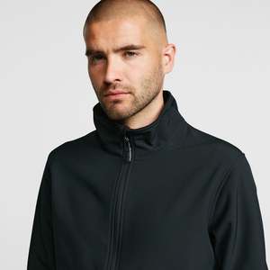 Chaqueta Softshell para Hombre al por Mayor con Cuello Alto, Casual, Cortavientos, con Cremallera Completa, Bolsillos Utilitarios, Ligera y Resistente al Agua para Exteriores - Product Image 3