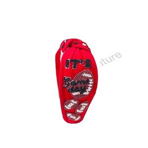 Handmade Luxury Football Hair Band Cross Knotted Design Seed Beads Rhinestone <b>Headband</b> Stylish <b>Beaded</b> Hair Accessories - Product Image 1