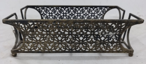 Porte-serviettes décoratif en métal artisanal classique, découpe géométrique en fer, pour table de salle à manger, cuisine, restaurant, café, hôtel - Product Image 4