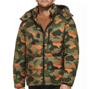 Custom Logo Stand Up Collar <b>Cropped</b> Quilted <b>Puffer</b> Men's <b>Jackets</b> Winter Outdoor <b>Jacket</b> Wholesale Heavy Weight <b>Puffer</b> <b>Jacket</b> - Product Image 1