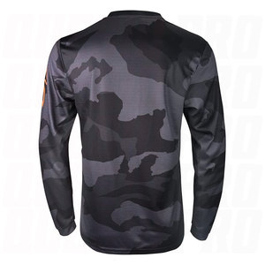 Maillots de vélo de montagne pour hommes à manches longues, jersey de motocross tout-terrain, séchage rapide, évacuation de l'humidité, respirant et léger - Product Image 3