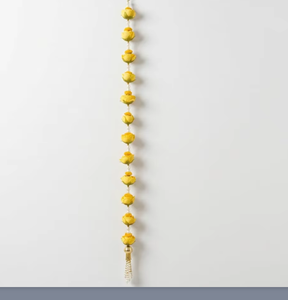 Décoration murale bohème en fleurs de papier avec pompons pour salon, mariage, design floral multicolore - Product Image 4