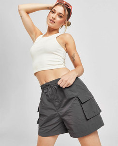 กางเกงขาสั้นเอวยางยืดสำหรับผู้หญิงกางเกงฟิตเนสเอวสูงกางเกงฟิตเนสกางเกงเลกกิ้งยกก้นกางเกงโยคะรัดรูป - Product Image 2