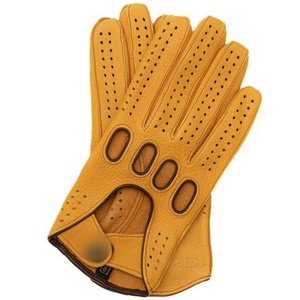Gants de conduite de luxe en gros, en cuir véritable souple perforé, pour hommes et femmes, faible MOQ disponible - Product Image 5