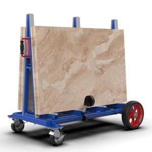 BUGGY DE LOSA DE DOBLE CARA AUSAVINA almacena y transporta losas de piedra alrededor de fábricas o cualquier espacio pequeño. - Product Image 3
