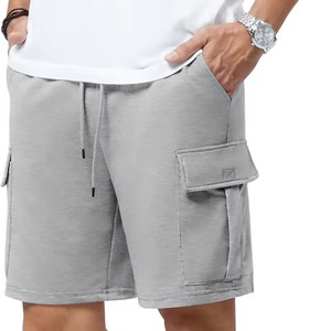 Pantalones Cortos Deportivos de Lona para Hombre, Cierre con Cordón, Cintura Elástica, Casuales, para Gimnasio, Entrenamiento, Uso Diario, Secado Rápido, Transpirables, Antiarrugas - Product Image 1