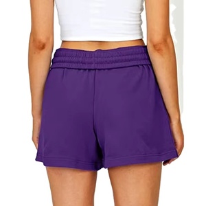 Precio al por mayor de logotipo personalizado nueva moda Pantalones cortos de chándal para las mujeres de algodón transpirable gimnasio pantalones cortos casuales de las mujeres - Product Image 3