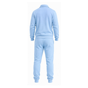 Custom Men Sport Tracksuits OEM Fleece Athletic Training Sets Zip Jacket Jogger <b>Pants</b> Wholesale Gym Wear Manufacturer Sportswear - Product Image 2