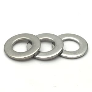 Rondelles plates industrielles métriques en laiton, acier inoxydable, MS, cuivre, aluminium, bronze pour vis M4, M5, M6, M8, M10, M12 - Product Image 3