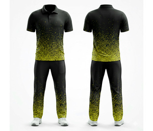 Durable <b>Cricket</b> Uniform Full Sublimation Set Sublimation Printed | Men Women Youth <b>Cricket</b> Wears Polo Shirt and Trouser - Product Image 6