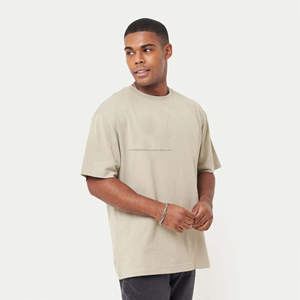 T-shirt pour homme, coupe classique, manches courtes, confortable, 100% coton, tissu respirant, pour streetwear décontracté, personnalisation de la marque - Product Image 2