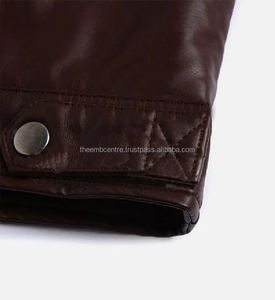 Chaquetas de cuero a la moda para hombre hechas a medida al mejor precio, ropa de hombre recién llegada, chaqueta de cuero a la mejor venta para hombre para invierno - Product Image 6