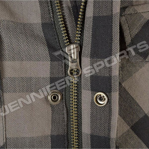 High Quality Customized Kevlar <b>Shirts</b> Motorbike Riding Check 100% Cotton Flannel Kevlar <b>Shirts</b> For Men's Solid Material - Product Image 5