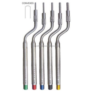 High Quality A-1 VERITAS Dental Implantology Curved Osteotome Convex Instrument Set of 5 Stainless Steel Bone Expansion Tools - Product Image 2