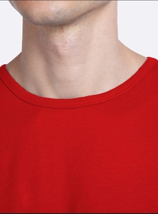 เสื้อกล้ามผู้ชายสีแดง คอกลม ปักโลโก้ด้านหน้า สไตล์ลำลอง ผ้าถัก - Product Image 6