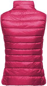 Women's Lightweight Waterproof <b>Packable</b> Hooded Winter Quilted <b>Jacket</b> with Detachable Hat Sleeves Zipper Closure Polyester Filled - Product Image 4