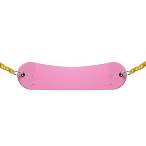 Set di Sedili per Altalena in Acciaio Resistente per Interni, Ricambio per Altalene, Scivoli, Palestre, Giardini e Scuole, Colore Rosa, Capacità Massima 500kg - Product Image 3