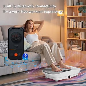 Écran LED pour l'exercice du corps entier Plaque de vibration à faible bruit et forte puissance pour télécommande Bluetooth Circulation lymphatique Detox - Product Image 4