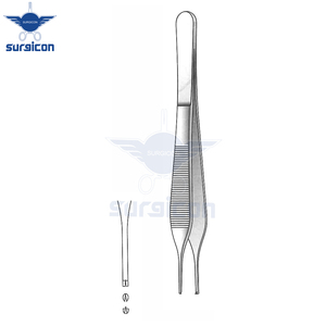 Pinzas de Disección Adson de 15 cm (6 Pulgadas) con 1x2 Dientes, Pinzas Quirúrgicas de Acero Inoxidable de Primera Calidad para Cirugía General y Plástica - Product Image 2