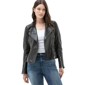 Chaqueta de Cuero PU para Hombre con Logotipo Personalizado, Suministro Directo de Fábrica - Product Image 1