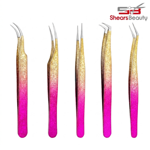Pinzas Portátiles de Acero Inoxidable para Pestañas con Punta Inclinada, Cepillos Protectores y Organizador de Delineador de Ojos de Alta Calidad - Product Image 1