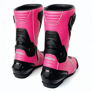 Botas de Motociclismo de Alta Calidad para Hombre, Estampadas, Tallas Grandes, de Cuero Genuino, Transpirables, Impermeables, Calzado Deportivo para Motocicleta, Precio - Product Image 2