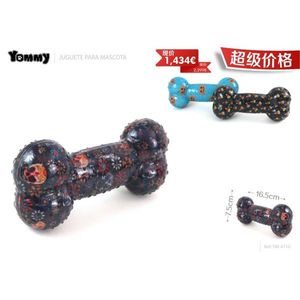 Jouet à mâcher pour animaux de compagnie Yommy, os de 16,5 cm en TPR et tissu non tissé pour chien - Product Image 1