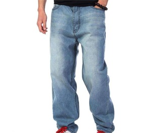 Pantalones de Hombre de Cintura Alta, Estilo Urbano, Ajustados, a Bajo Precio, Vaqueros Rotos Apilados de Moda, Diseño Personalizado, Pantalones Holgados Rotos - Product Image 3