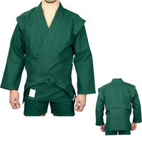 Ensemble de veste et short de lutte Sambo en tissu hybride 100% coton avec logo personnalisé