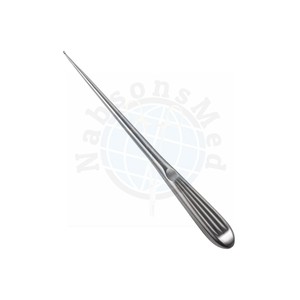 เครื่องมือขูดกระดูกสำหรับการผ่าตัดกระดูกสันหลังแบบ Spinal Fusion ขนาด 9 นิ้ว ทำจากสแตนเลสสตีล แบบใช้มือ ด้ามจับโค้งมน ปลายแหลม รูปทรงวงรี แบบกลวง สำหรับศัลยกรรมกระดูก - Product Image 5