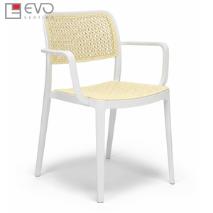 <b>Stackable</b> Plastic <b>Chair</b> for Indoor and <b>Outdoor</b> Business Environments with Easy Clean Surface Finish - Product Image 1