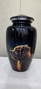 Brass American Style High Quality <b>Dog</b> Pet <b>Urn</b> Available in All Sizes - Product Image 5